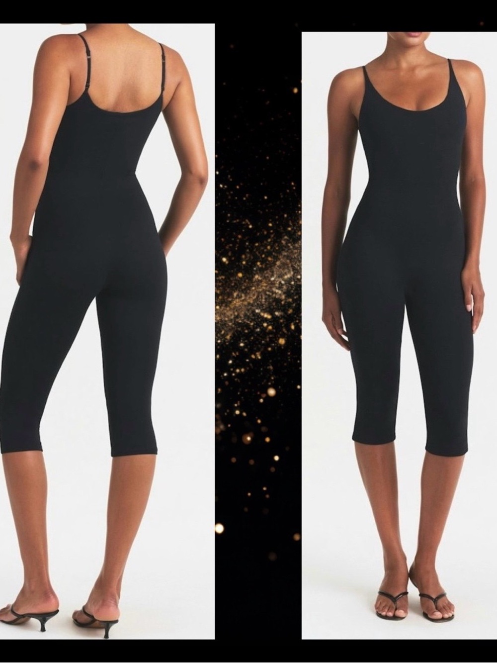 Skims Layers Skimp Strappy Catsuit Obsidian